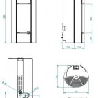 Stufa a pellet Ecofire Lola 9 Palazzetti nera